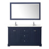 Custom image for Dark Blue with Polished Chrome Trim / Giotto Quartz / 58