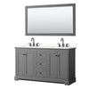 Custom image for Dark Gray with Matte Black Trim / Giotto Quartz / 58
