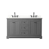 Custom image for Dark Gray with Matte Black Trim / Giotto Quartz / No Mirror