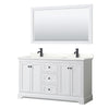Custom image for White with Matte Black Trim / Giotto Quartz / 58
