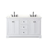 Custom image for White with Matte Black Trim / White Quartz / No Mirror