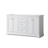 Custom image for White with Brushed Gold Trim / No Mirror