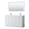 Custom image for White with Polished Chrome Trim / Giotto Quartz / 58