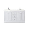 Custom image for White with Polished Chrome Trim / Giotto Quartz / No Mirror