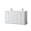 Custom image for White with Polished Chrome Trim / Giotto Quartz / No Mirror