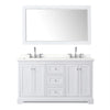Custom image for White with Polished Chrome Trim / Giotto Quartz / 58