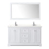 Custom image for White with Polished Chrome Trim / White Quartz / 58