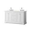 Custom image for White with Polished Chrome Trim / White Quartz / No Mirror