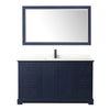 Custom image for Dark Blue with Matte Black Trim / Giotto Quartz / 58
