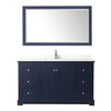 Custom image for Dark Blue with Polished Chrome Trim / Giotto Quartz / 58