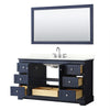 Custom image for Dark Blue with Polished Chrome Trim / Giotto Quartz / 58