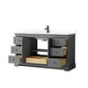 Custom image for Dark Gray with Matte Black Trim / Giotto Quartz / No Mirror
