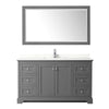 Custom image for Dark Gray with Polished Chrome Trim / Giotto Quartz / 58