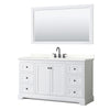 Custom image for White with Matte Black Trim / Giotto Quartz / 58