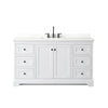 Custom image for White with Matte Black Trim / Giotto Quartz / No Mirror