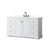 Custom image for White with Matte Black Trim / Giotto Quartz / No Mirror