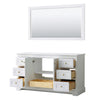 Custom image for White with Brushed Gold Trim / 58