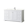 Custom image for White with Polished Chrome Trim / Giotto Quartz / No Mirror