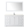 Custom image for White with Polished Chrome Trim / White Quartz / 58