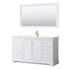 Custom image for White with Polished Chrome Trim / White Quartz / 58