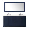 Custom image for Dark Blue with Matte Black Trim / White Quartz / 70