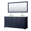 Custom image for Dark Blue with Polished Chrome Trim / Giotto Quartz / 70