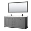Custom image for Dark Gray with Matte Black Trim / Giotto Quartz / 70