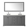 Custom image for Dark Gray with Matte Black Trim / Giotto Quartz / 70