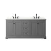 Custom image for Dark Gray with Matte Black Trim / Giotto Quartz / No Mirror