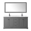 Custom image for Dark Gray with Matte Black Trim / White Cultured Marble / 70