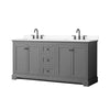 Custom image for Dark Gray with Matte Black Trim / White Cultured Marble / No Mirror
