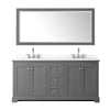 Custom image for Dark Gray with Polished Chrome Trim / Giotto Quartz / 70