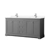 Custom image for Dark Gray with Polished Chrome Trim / White Cultured Marble / No Mirror