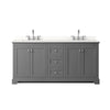 Custom image for Dark Gray with Polished Chrome Trim / White Quartz / No Mirror