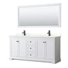 Custom image for White with Matte Black Trim / Giotto Quartz / 70