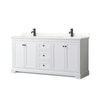 Custom image for White with Matte Black Trim / Giotto Quartz / No Mirror