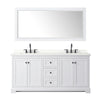 Custom image for White with Matte Black Trim / Giotto Quartz / 70