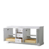 Custom image for White with Brushed Gold Trim / No Mirror