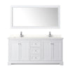 Custom image for White with Polished Chrome Trim / White Quartz / 70