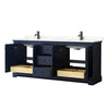 Custom image for Dark Blue with Matte Black Trim / Giotto Quartz / No Mirror