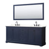 Custom image for Dark Blue with Matte Black Trim / White Quartz / 70