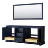 Custom image for Dark Blue with Brushed Gold Trim / 70