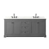 Custom image for Dark Gray with Matte Black Trim / Giotto Quartz / No Mirror