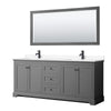 Custom image for Dark Gray with Matte Black Trim / White Cultured Marble / 70