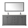 Custom image for Dark Gray with Matte Black Trim / White Quartz / 70