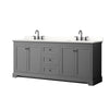 Custom image for Dark Gray with Matte Black Trim / White Quartz / No Mirror