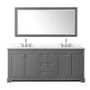 Custom image for Dark Gray with Polished Chrome Trim / Giotto Quartz / 70