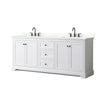 Custom image for White with Matte Black Trim / Giotto Quartz / No Mirror