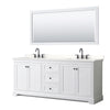Custom image for White with Matte Black Trim / White Quartz / 70