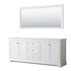 Custom image for White with Brushed Gold Trim / 70